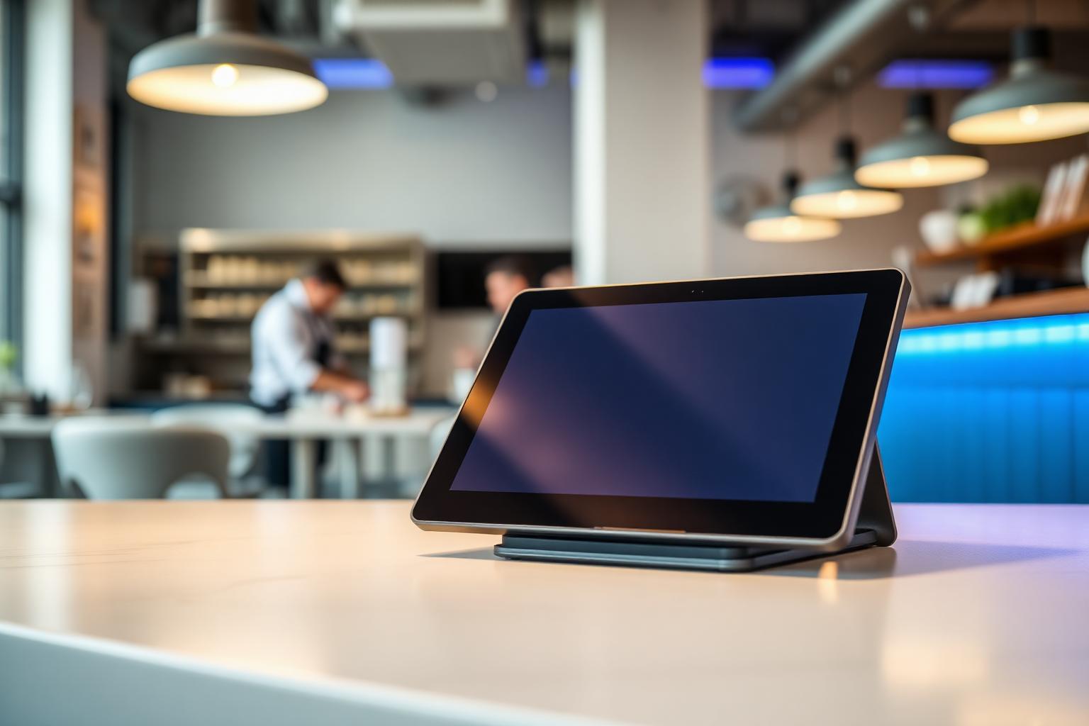 Caisse FacilePOS dans un restaurant moderne